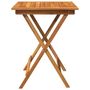 Voir la diapositive 4 : VIDAXL Ensemble a manger de jardin pliable 3 pcs Bois d'acacia solide