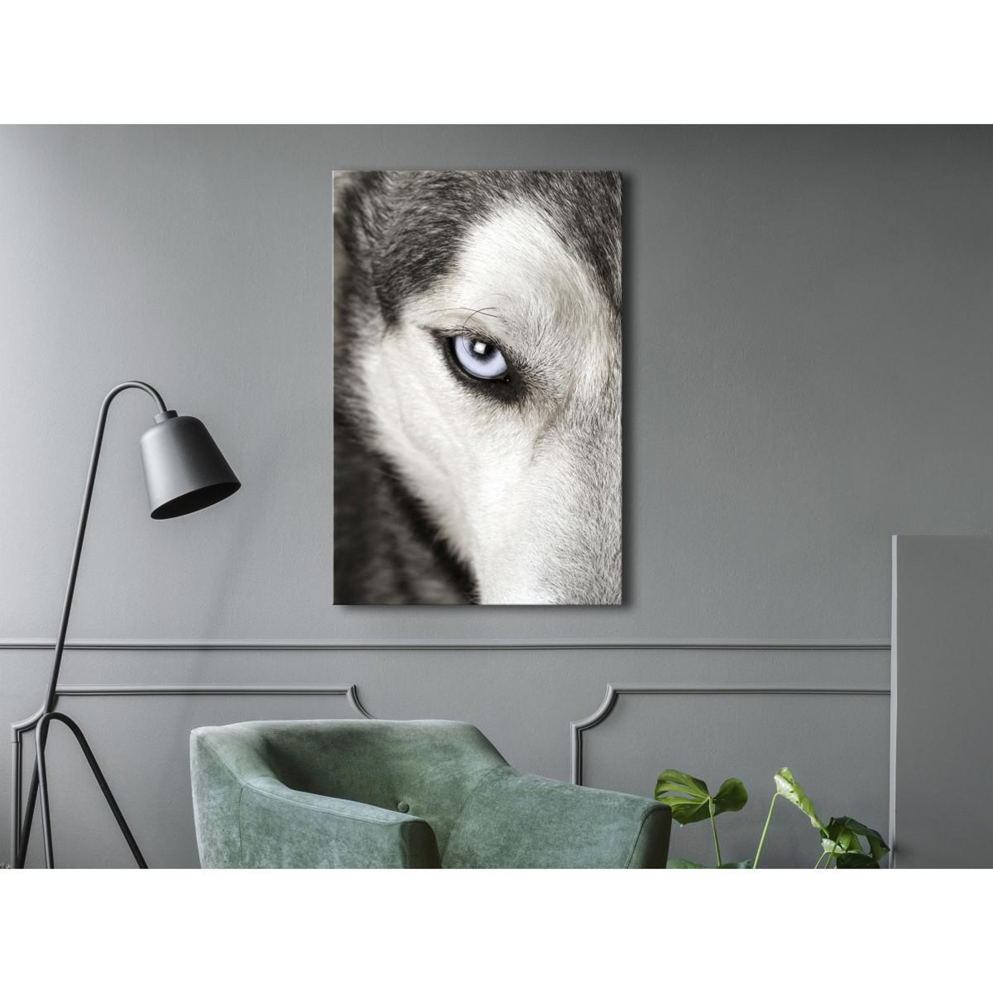 Voir la diapositive 2 : Paris Prix Tableau imprimé  dog's look