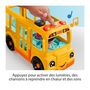 Voir la diapositive 3 : FISHER PRICE Fisher-Price Little People-Le Bus Scolaire-Véhicule musical a pousser HYT03