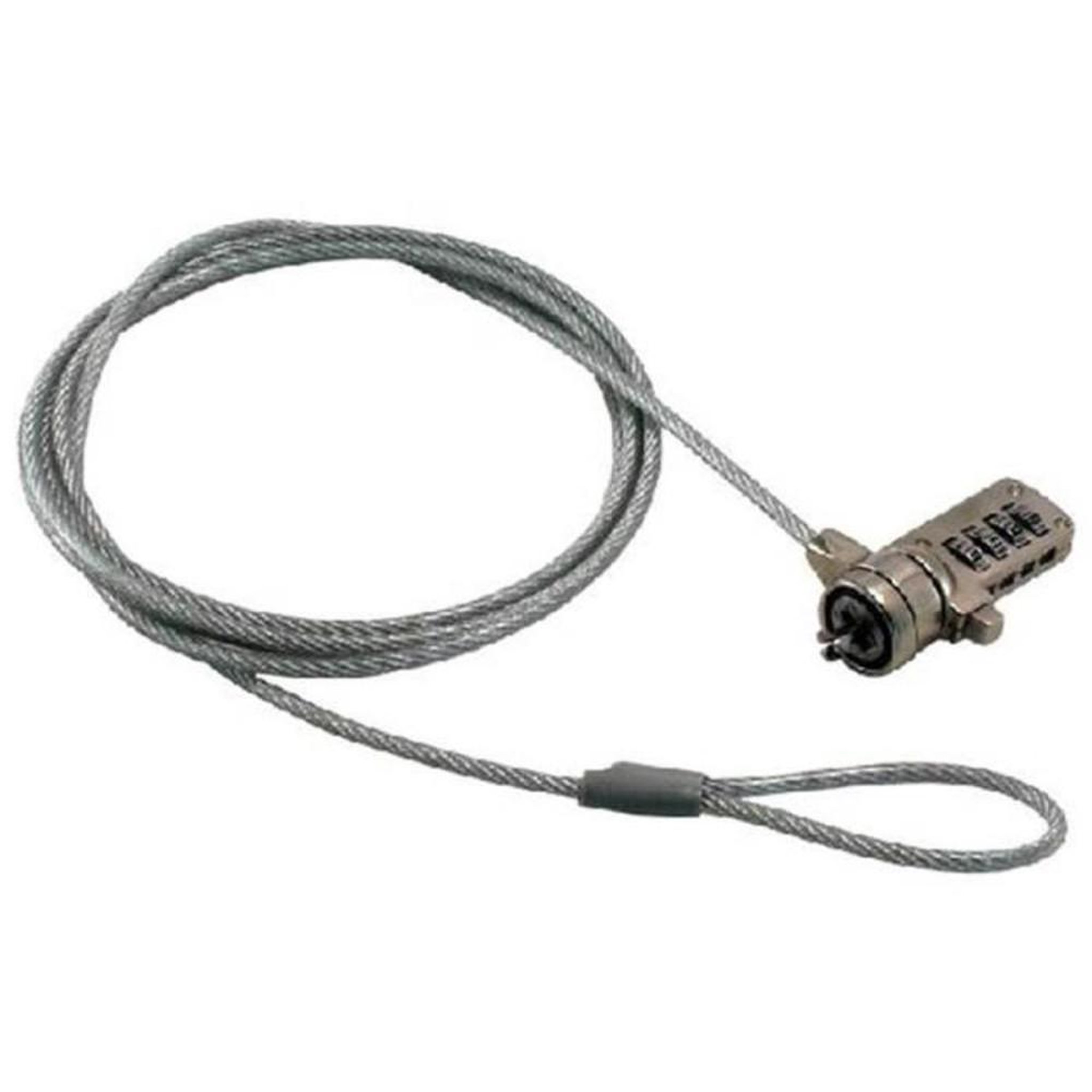 Voir la diapositive 3 : MCL-Samar Câble antivol à code 4 chiffres MCL 1,80 m pour PC et écrans LCD avec fente de sécurité
