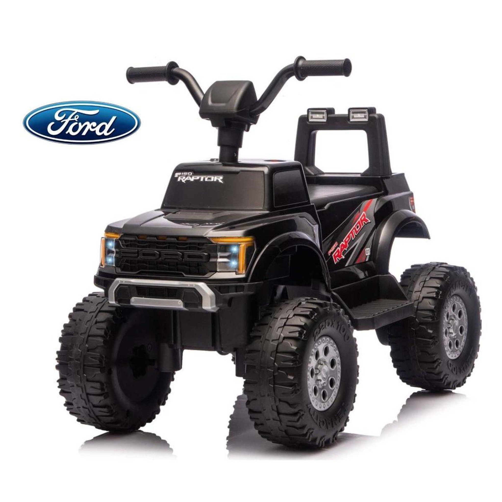 Voir la diapositive 4 : MILLY MALLY Voiture électrique  ford f-150 raptor noire - 2 moteurs