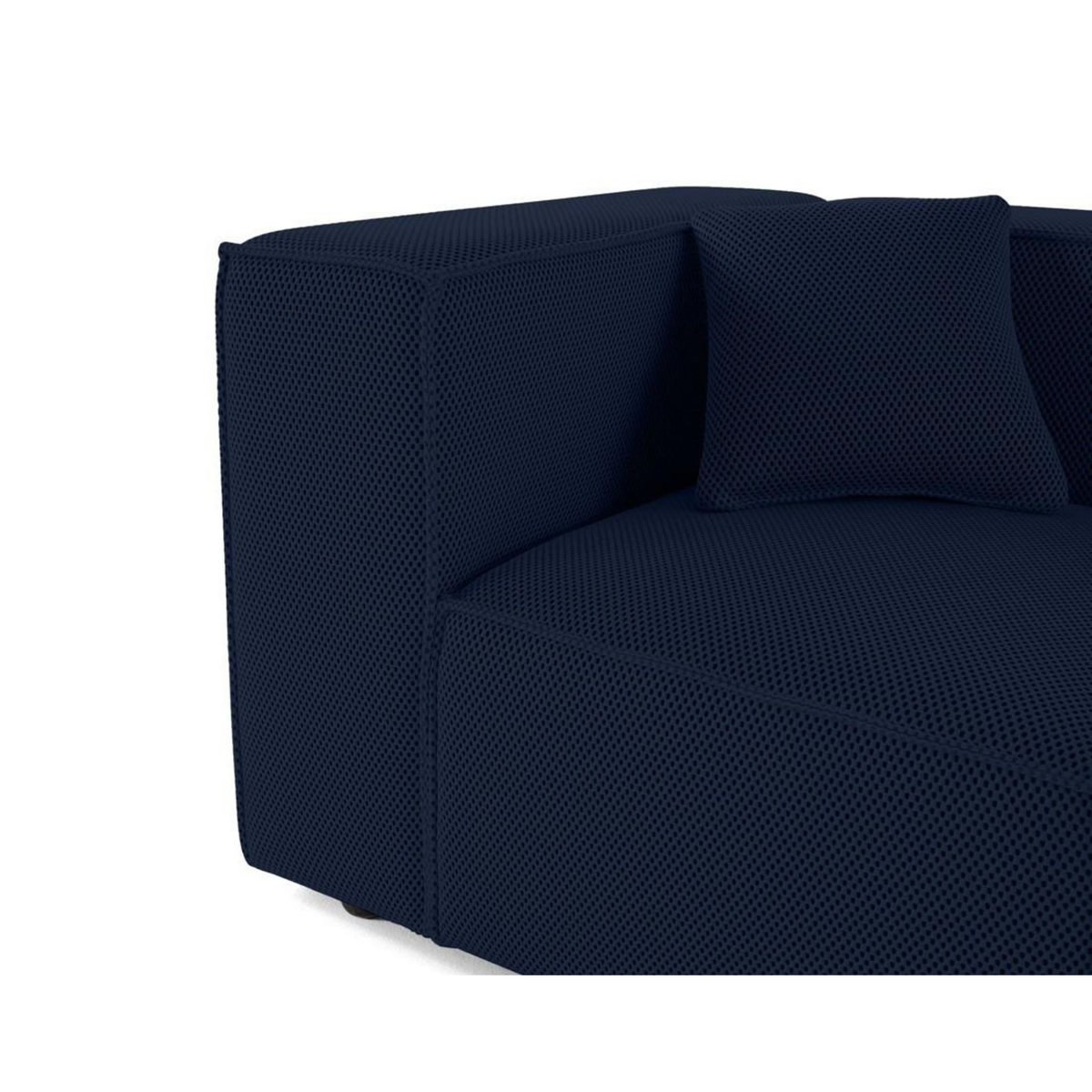 LISA DESIGN Arty - module d'assise gauche - en tissu mailles 3d