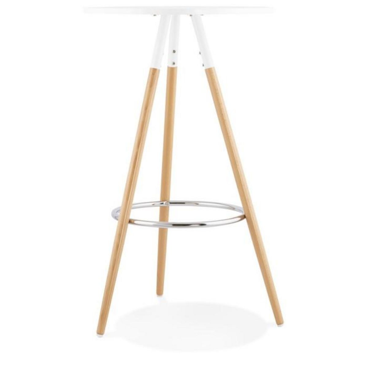 Paris Prix Table de Bar  Uzak  101cm Blanc