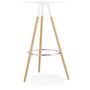 Voir la diapositive 3 : Paris Prix Table de Bar  Uzak  101cm Blanc