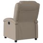 Voir la diapositive 5 : VIDAXL Fauteuil inclinable Cappuccino Similicuir
