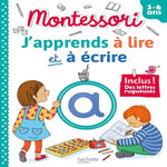 J'APPRENDS A LIRE ET A ECRIRE MONTESSORI. INCLUS ! DES LETTRES RUGUEUSES, Couque Claude