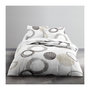 Voir la diapositive 3 : Today TODAY Parure de lit Coton 2 personnes - 200x200 cm - Imprimé Blanc Axel