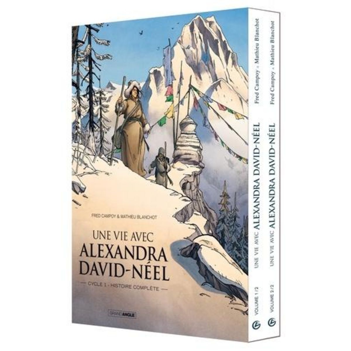 Une vie avec Alexandra David-Néel : Coffret en 2 volumes : Tomes 1 et 2, Campoy Fred