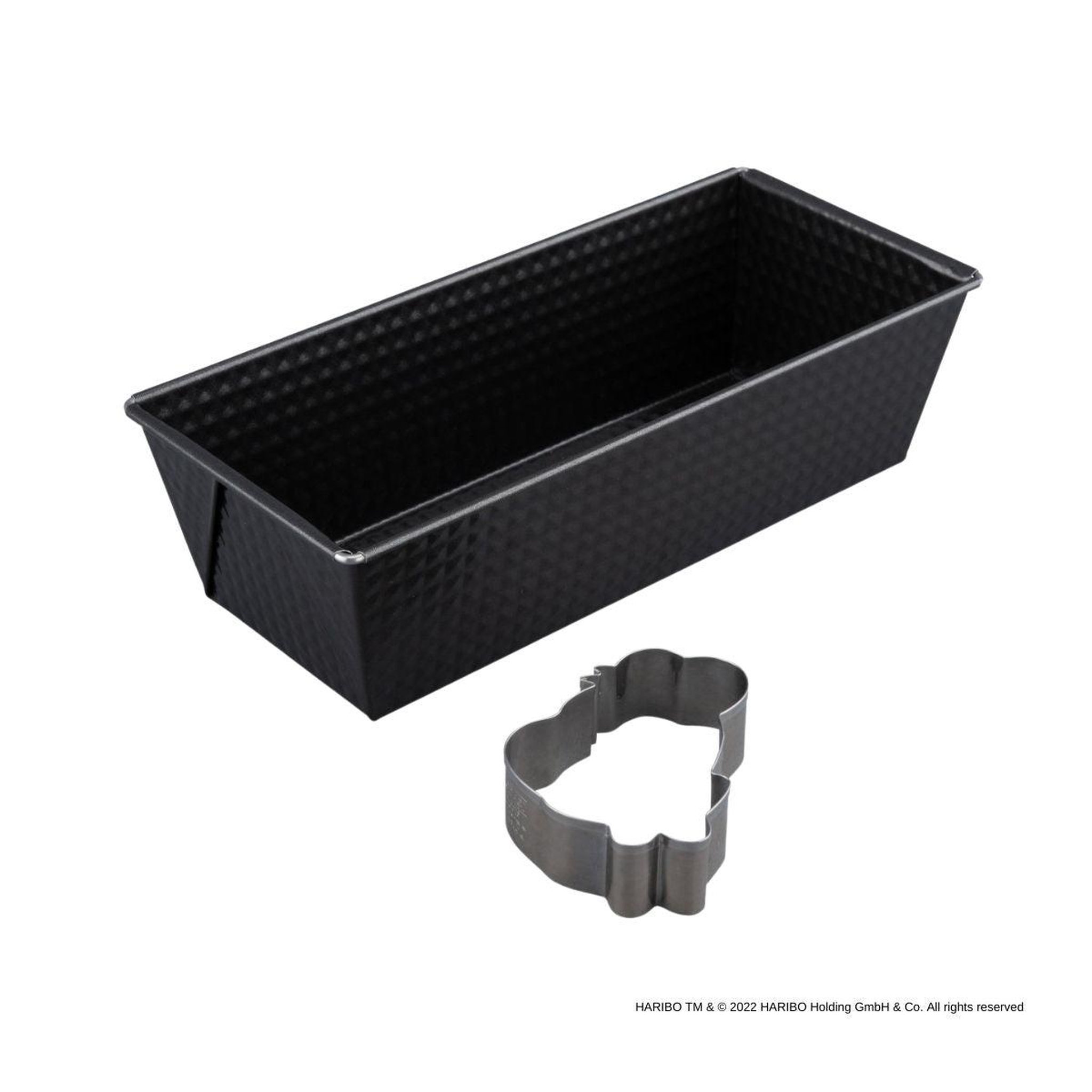 ZENKER Moule à cake 25 cm avec emporte-pièce zenker haribo