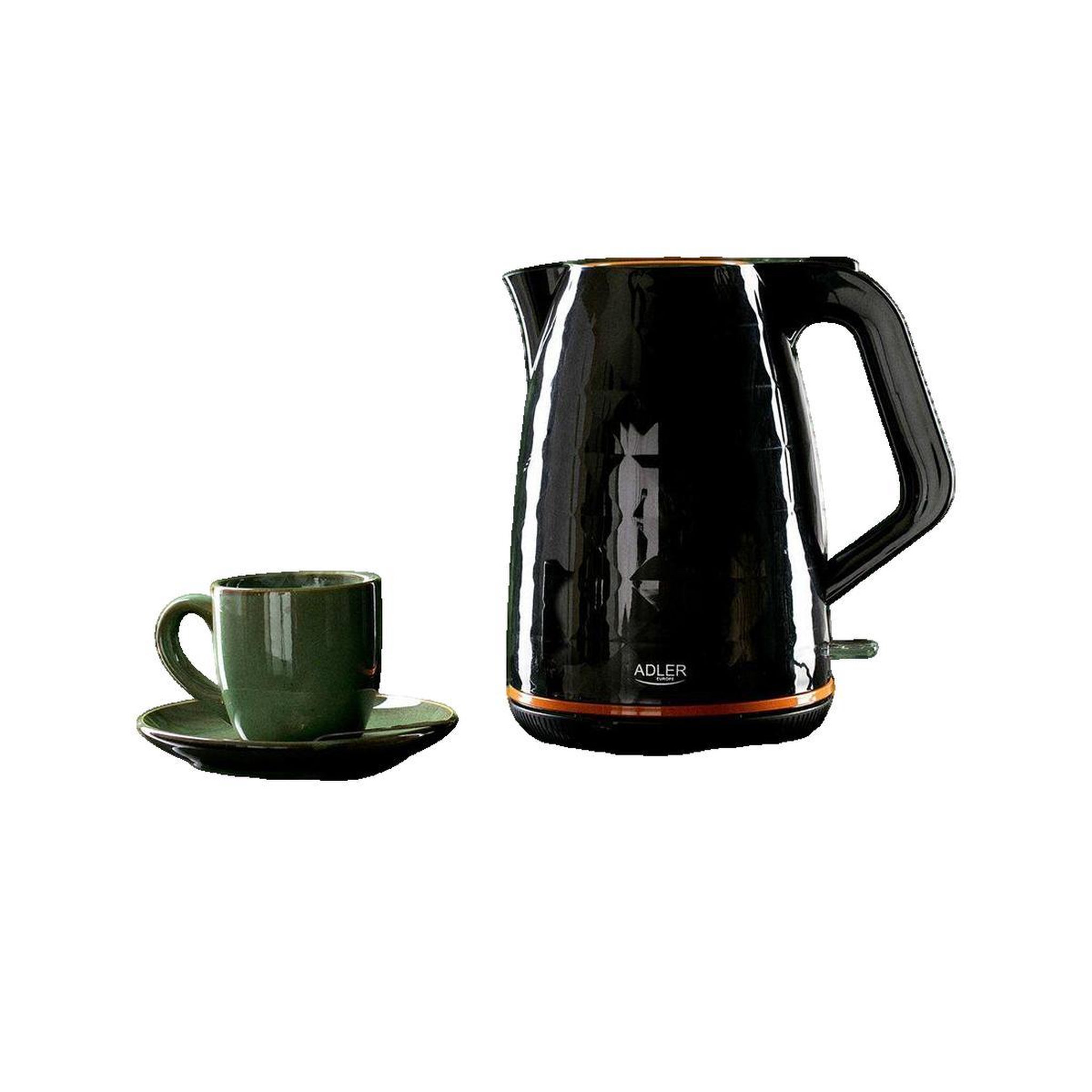 Voir la diapositive 2 : ADLER Bouilloire Adler AD 1277 B 1,7 litre noir