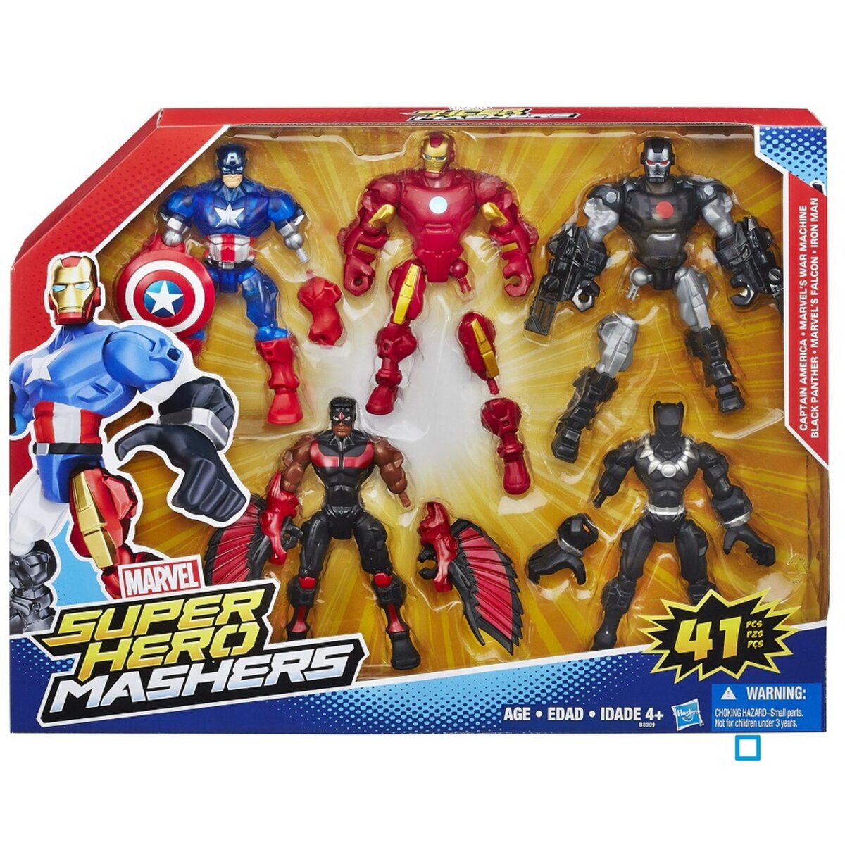 HASBRO Coffret combat Avengers - Super Hero Mashers - Multipack pas cher 