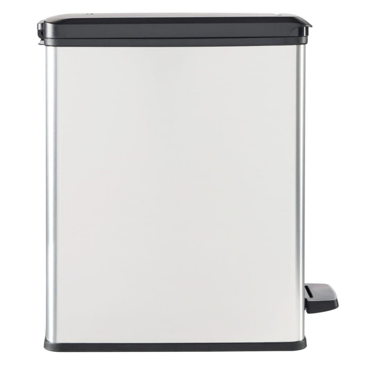 CURVER Curver Poubelle a pedale mince Deco 25 L Argente