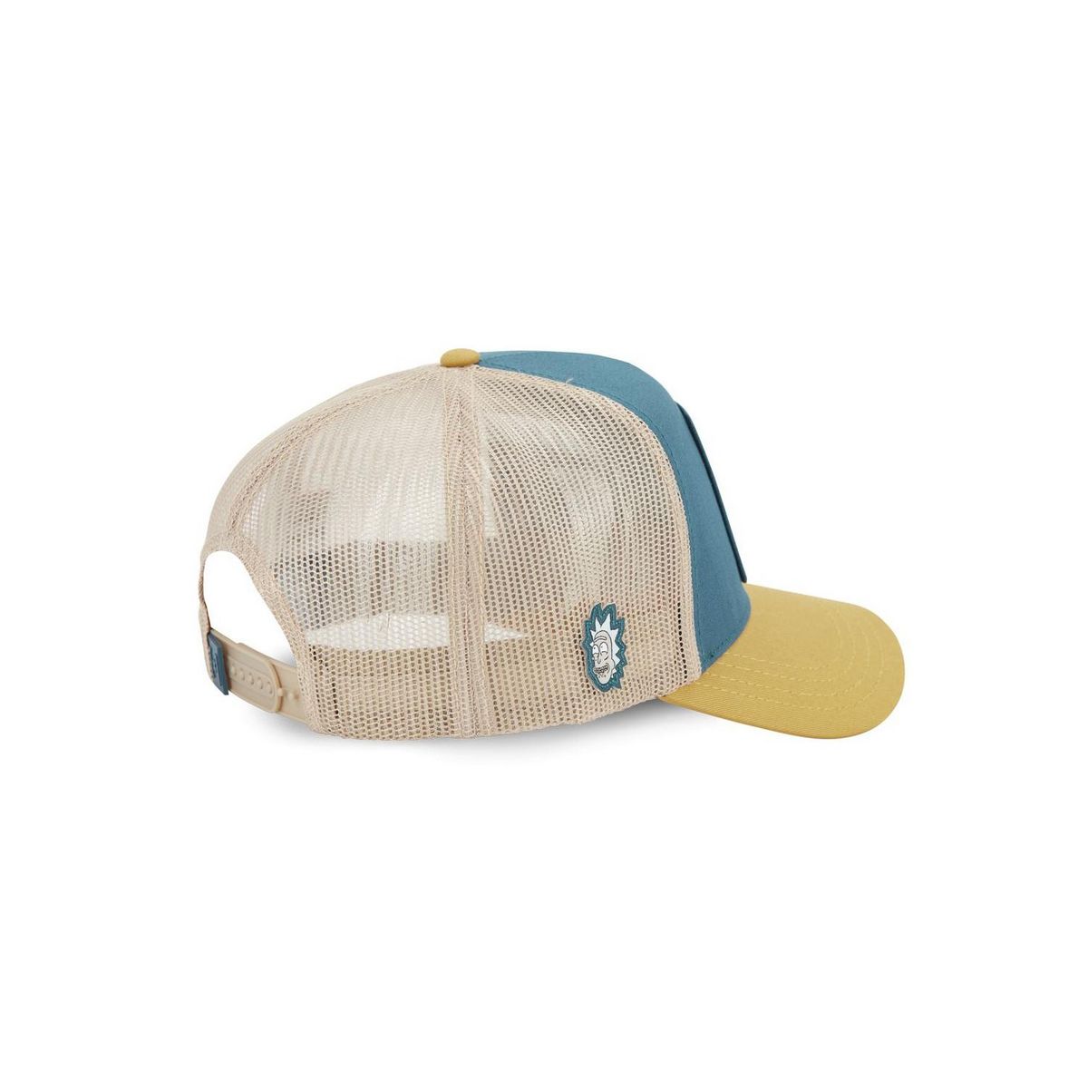 CAPSLAB Casquette trucker en coton avec filet Rick & Morty Blue