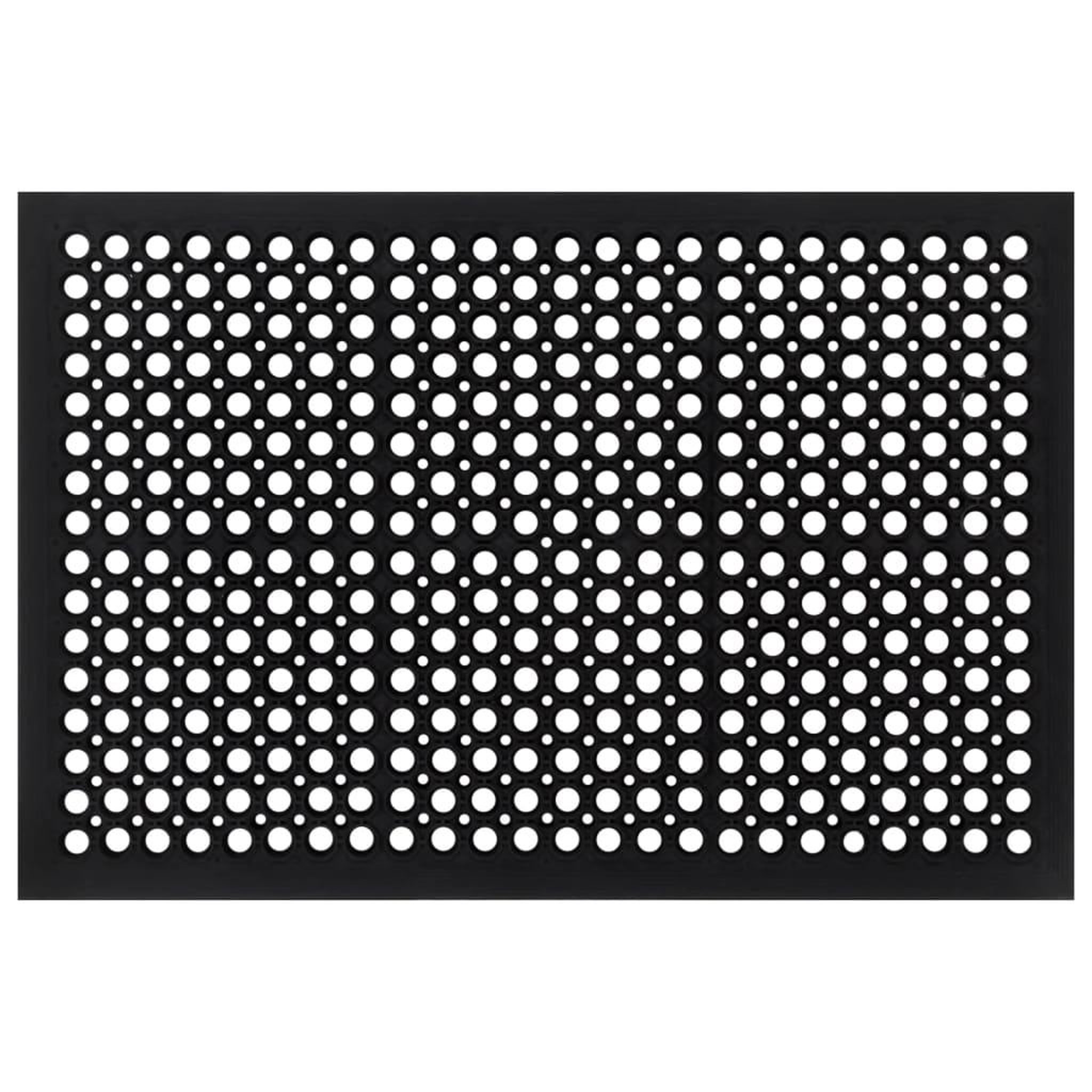 VIDAXL Paillasson rectangulaire 60x90 cm caoutchouc