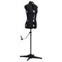 Voir la diapositive 2 : VIDAXL Mannequin de robe ajustable pour femme Noir S Taille 33-40