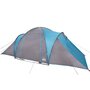 Voir la diapositive 5 : VIDAXL Tente familiale a dome 6 personnes bleu impermeable