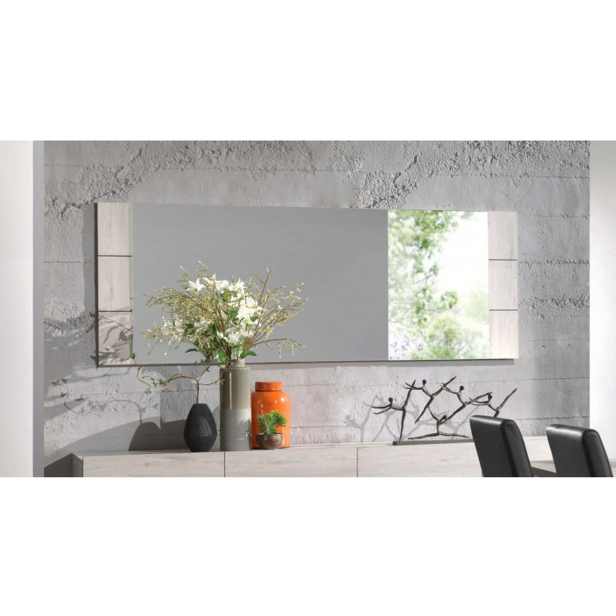 Miroir de séjour salle à manger L203cm ALBA