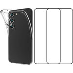ESSENTIEL B Pack Samsung S23+ Coque souple + verre trempe
