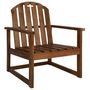 Voir la diapositive 5 : VIDAXL Salon de jardin 4 pcs bois d'acacia solide