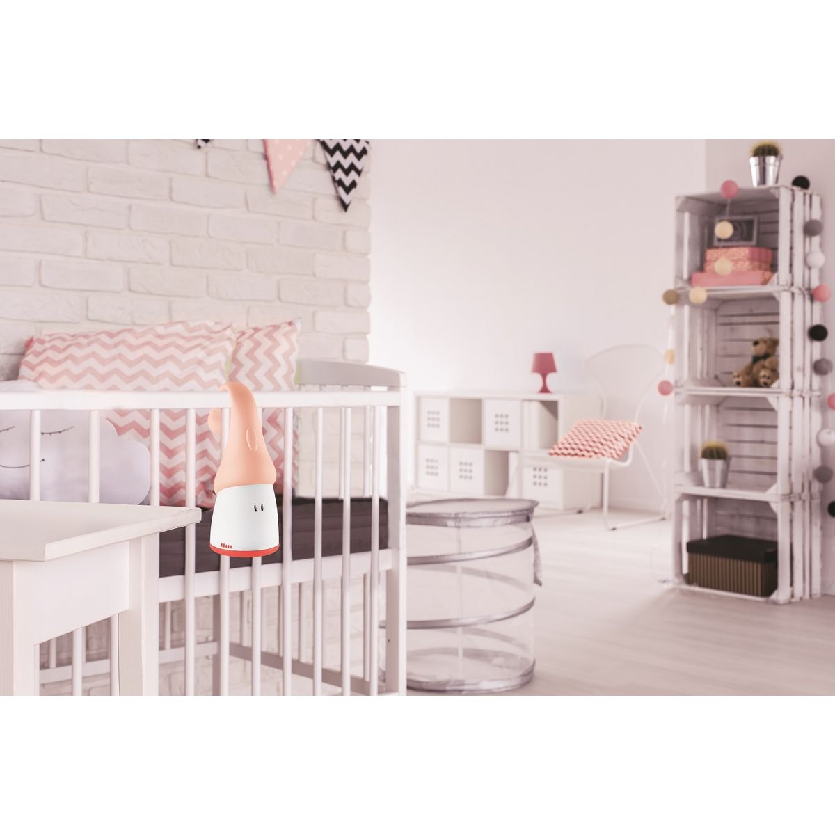 BEABA Veilleuse Pixie torch nomade 2 en 1 - Rose 