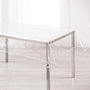 Voir la diapositive 1 : Paris Prix Nappe Cristal  Garden  140x240cm Transparent & Blanc