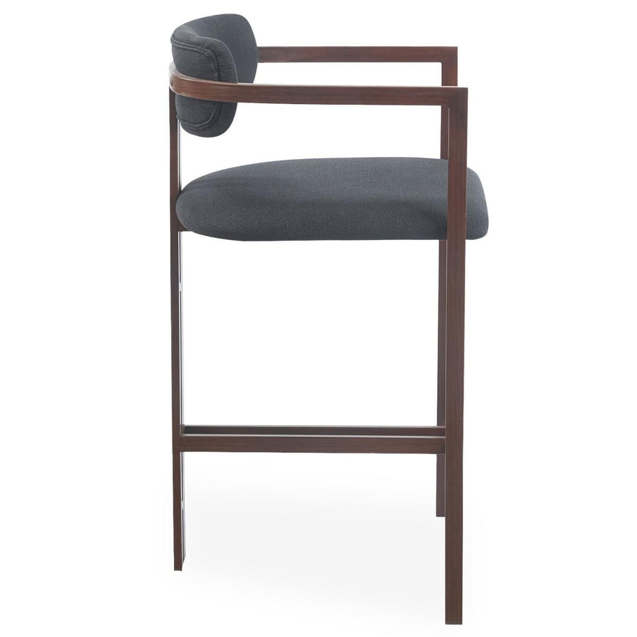 Voir la diapositive 4 : Paris Prix Lot de 2 chaises de bar design  galia  103cm anthracite