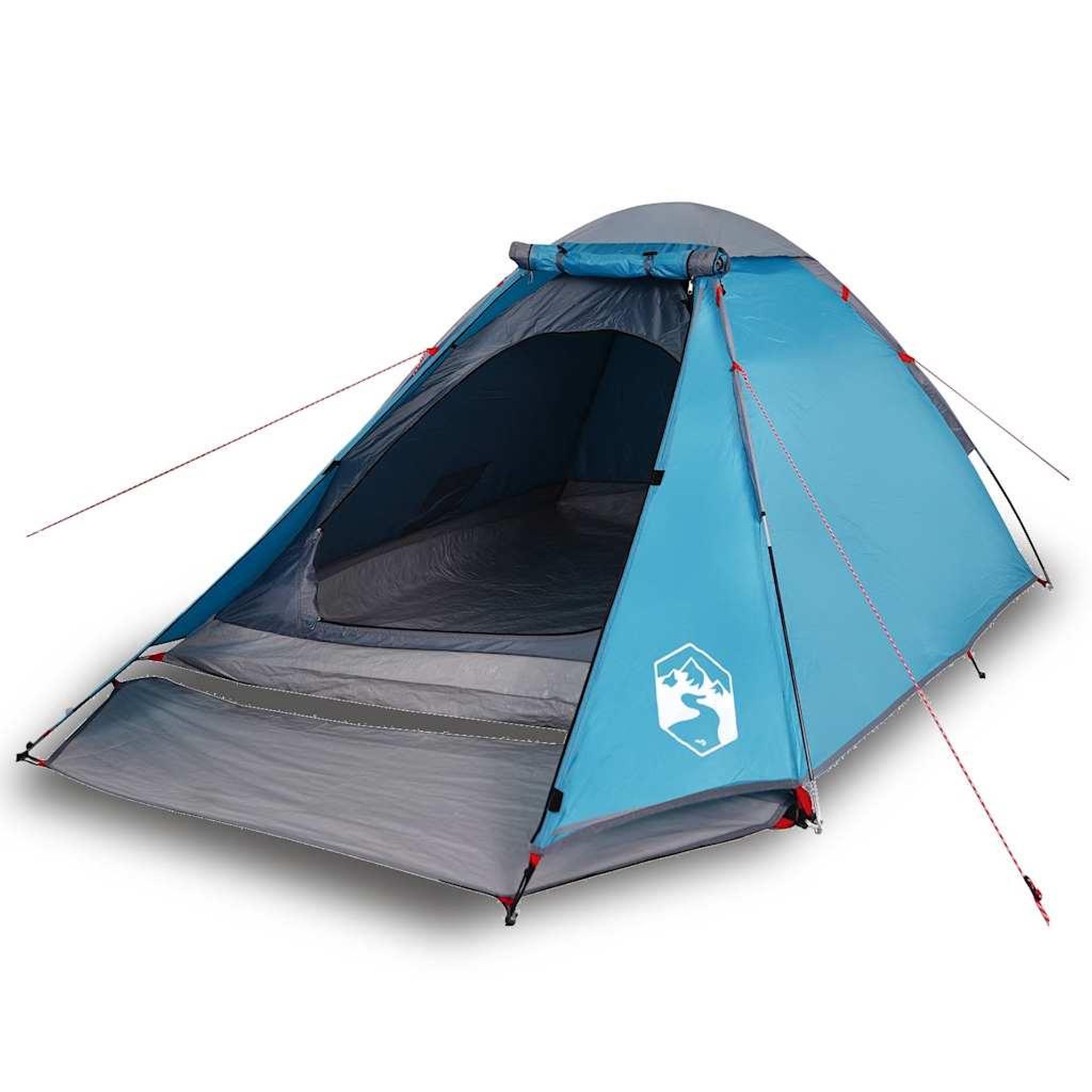 Voir la diapositive 2 : VIDAXL Tente de camping a dome 2 personnes bleu impermeable