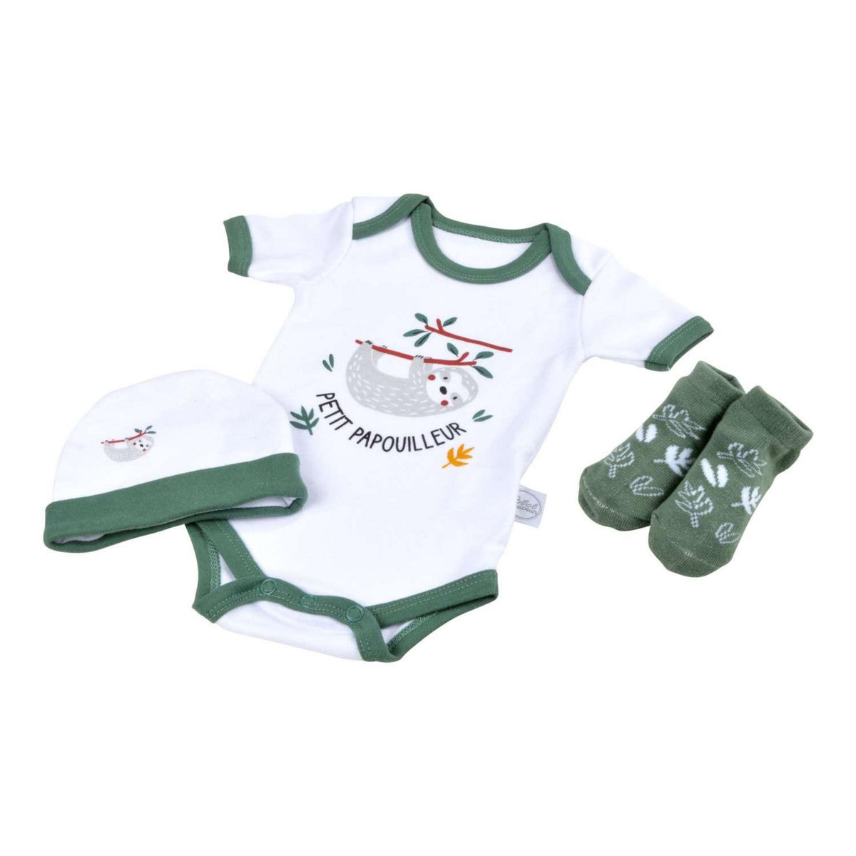 BEBE DOUCEUR Coffret de naissance avec body, bonnet et chaussettes