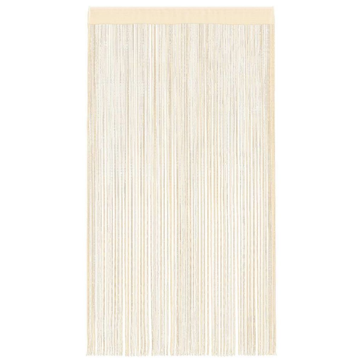 VIDAXL Rideau en fils 2 pcs 140 x 250 cm Creme