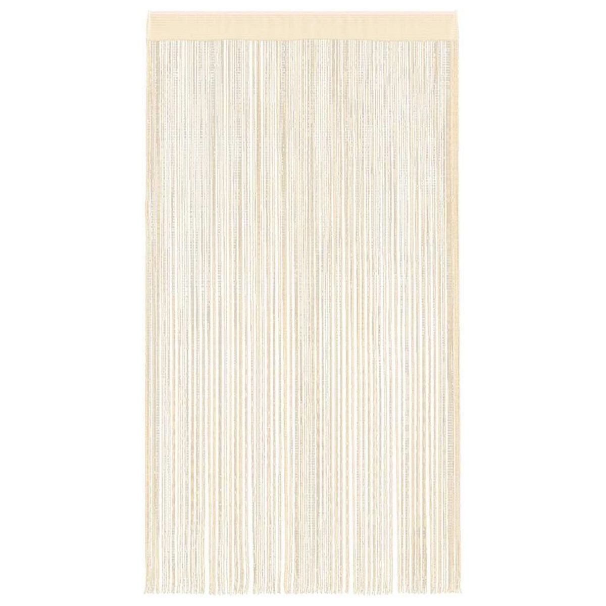 VIDAXL Rideau en fils 2 pcs 140 x 250 cm Creme