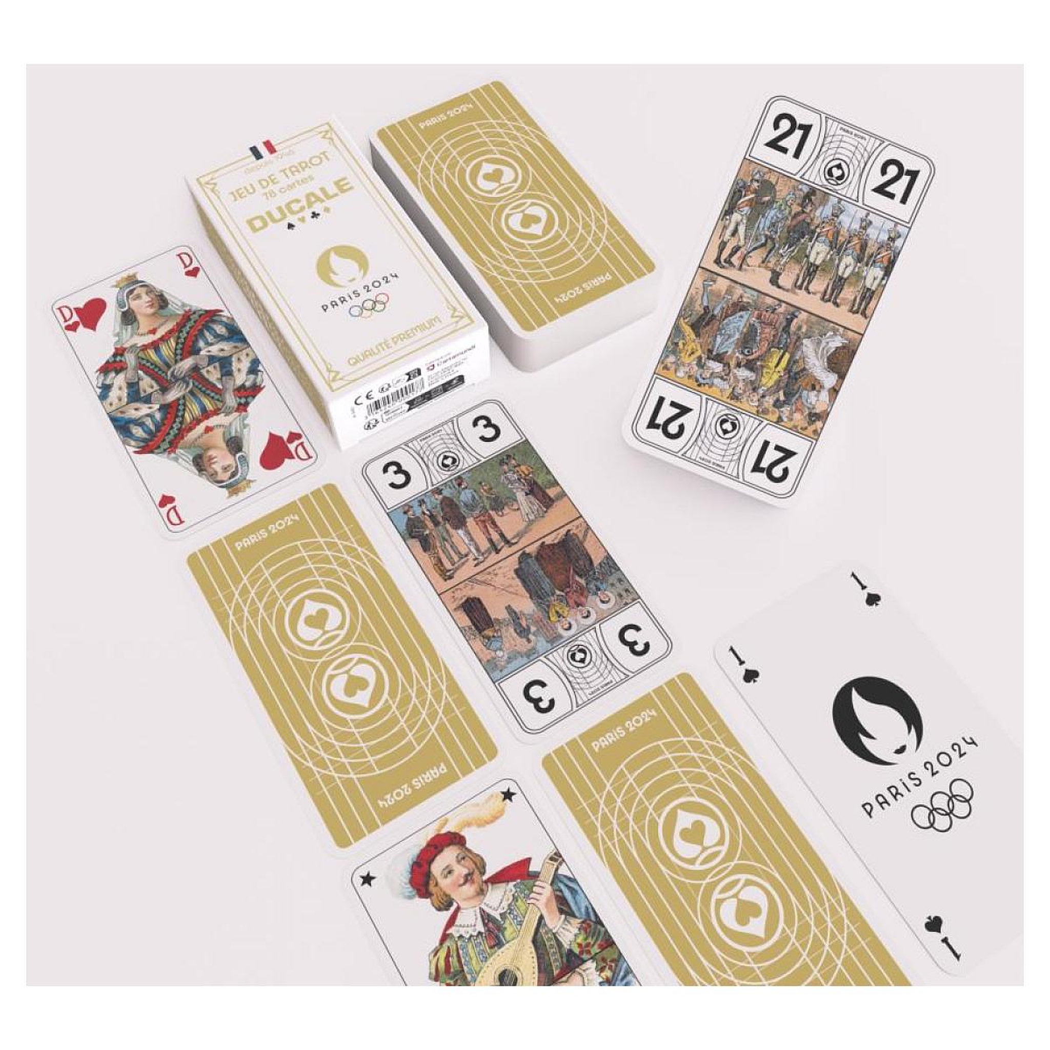 Voir la diapositive 5 : Cartamundi Jeu de Tarot jo paris 2024