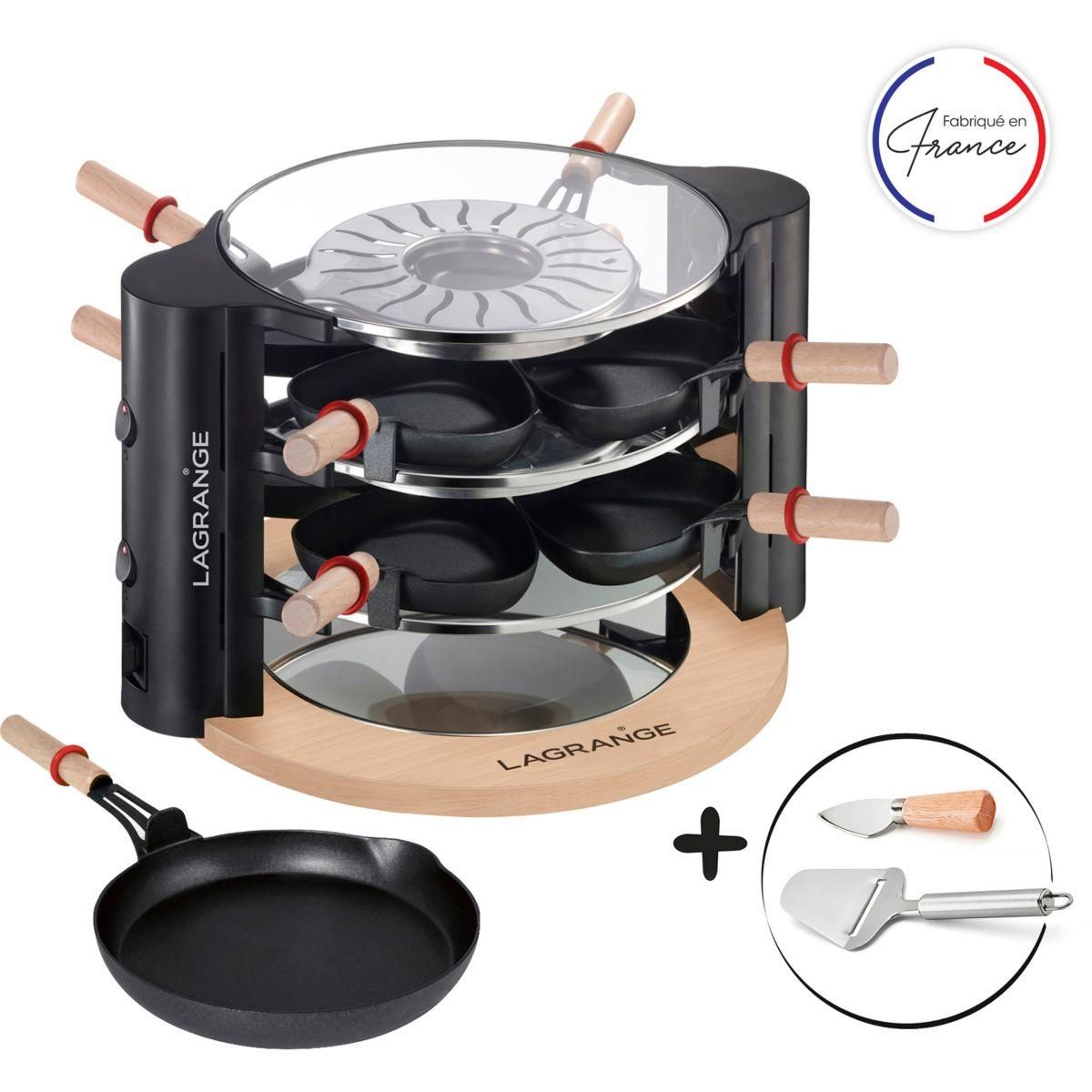 LAGRANGE Raclette evolution + accessoires à fromage
