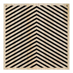 ATMOSPHERA Panneau Mural Déco à Chevrons  Eileen  58x58cm Naturel
