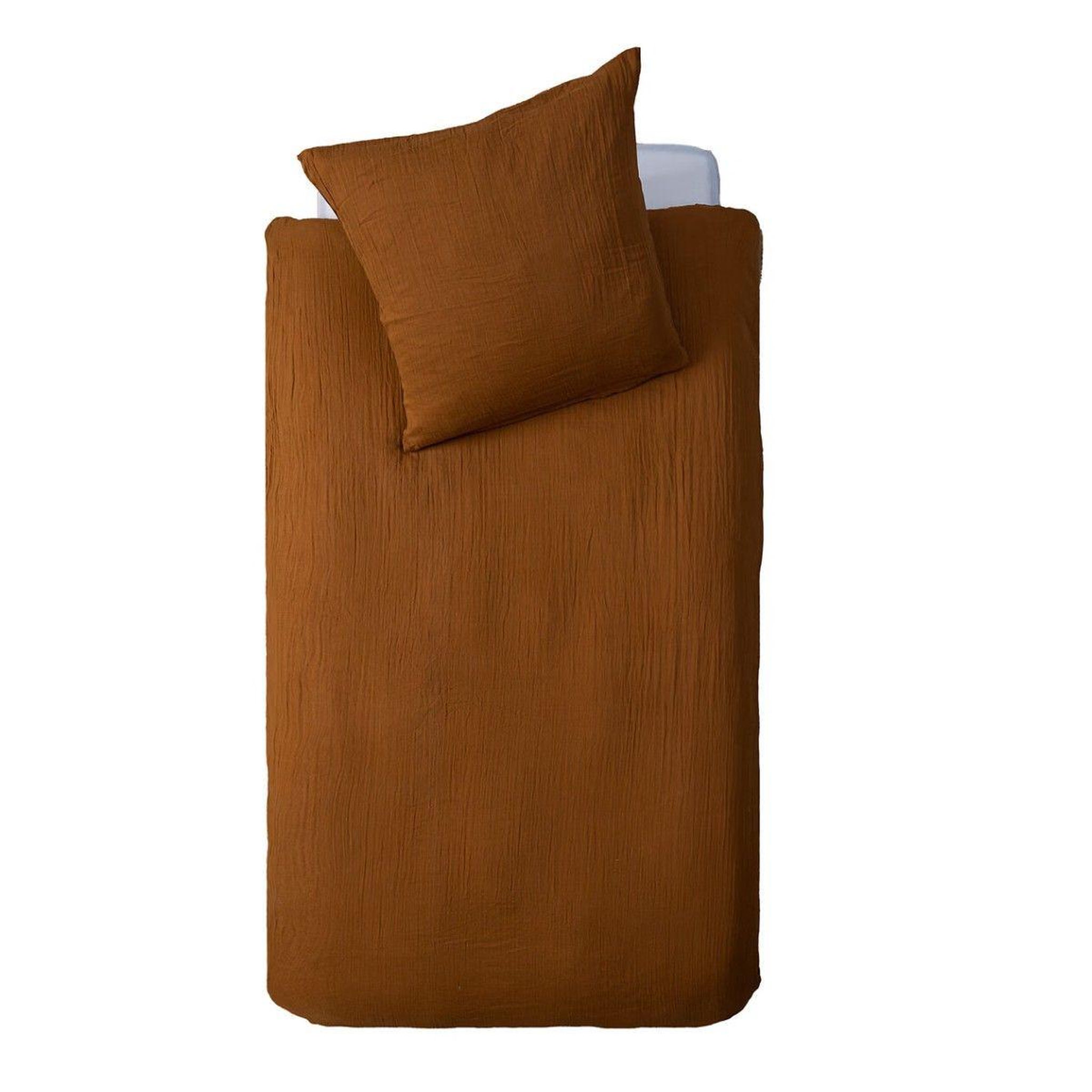 Voir la diapositive 2 : Atmosphera Kids Parure de Lit 2 Pièces  Lili  140x200cm Marron