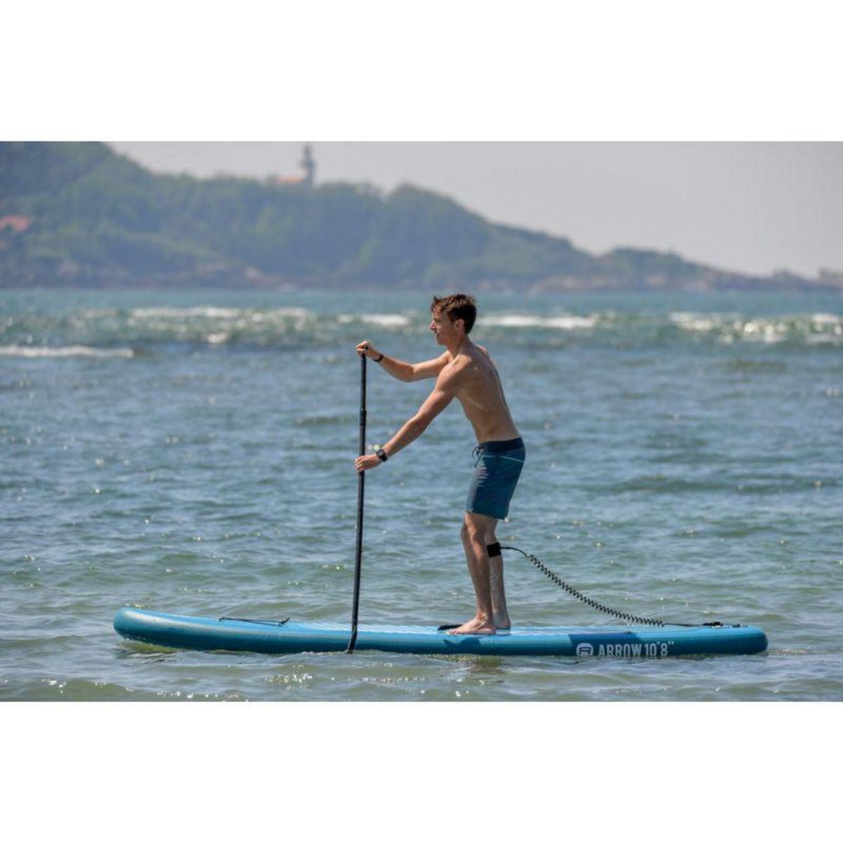 ROHE Stand Up Paddle gonflable ARROW ROHE 10'8'' (325cm) 32'' (81cm) 6'' (15cm) avec Pompe, Pagaie, Leash et Sac de transport