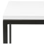 Voir la diapositive 4 : Paris Prix Table d'Appoint Design  Relia  103cm Blanc & Noir
