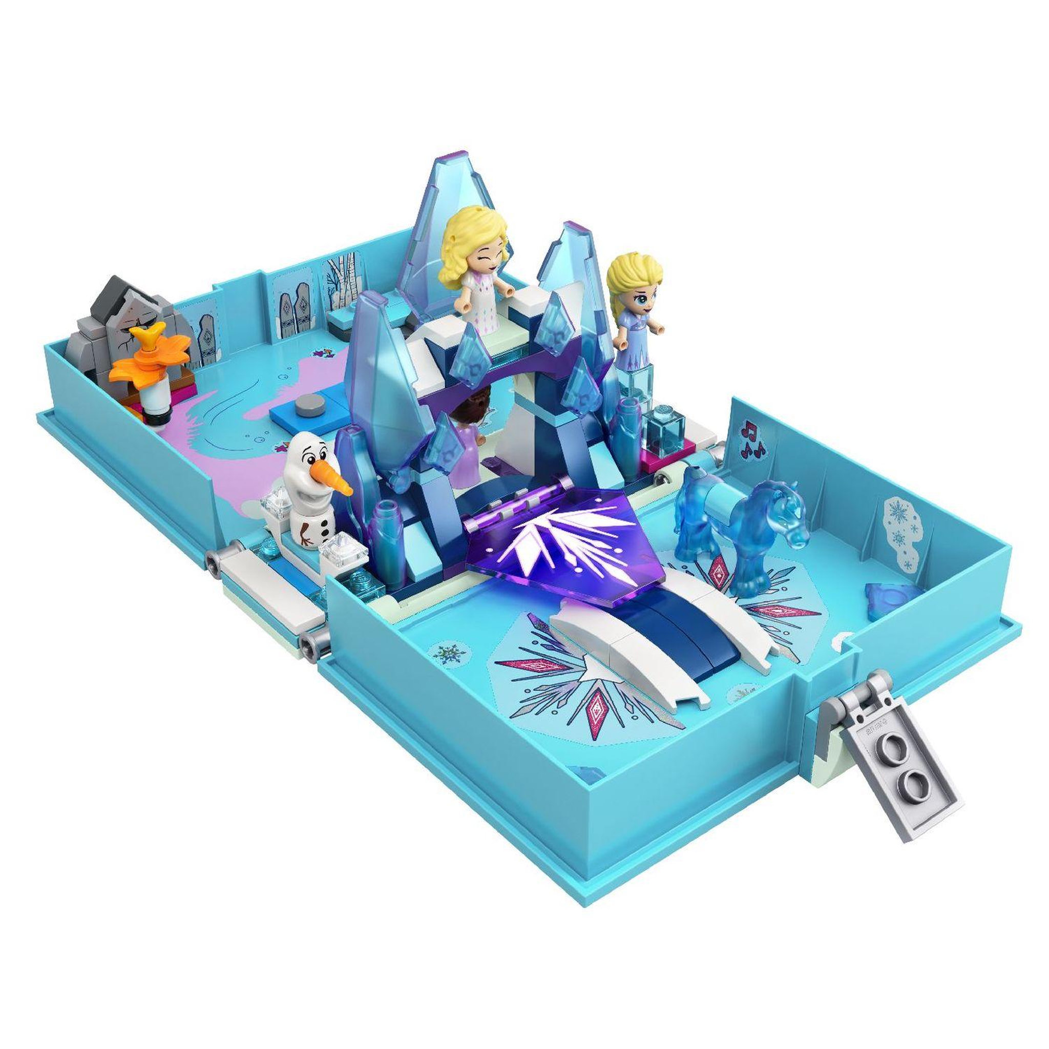 Voir la diapositive 2 : LEGO Disney Princess 43189 - Les aventures d&rsquo;Elsa et Nokk dans un livre de contes