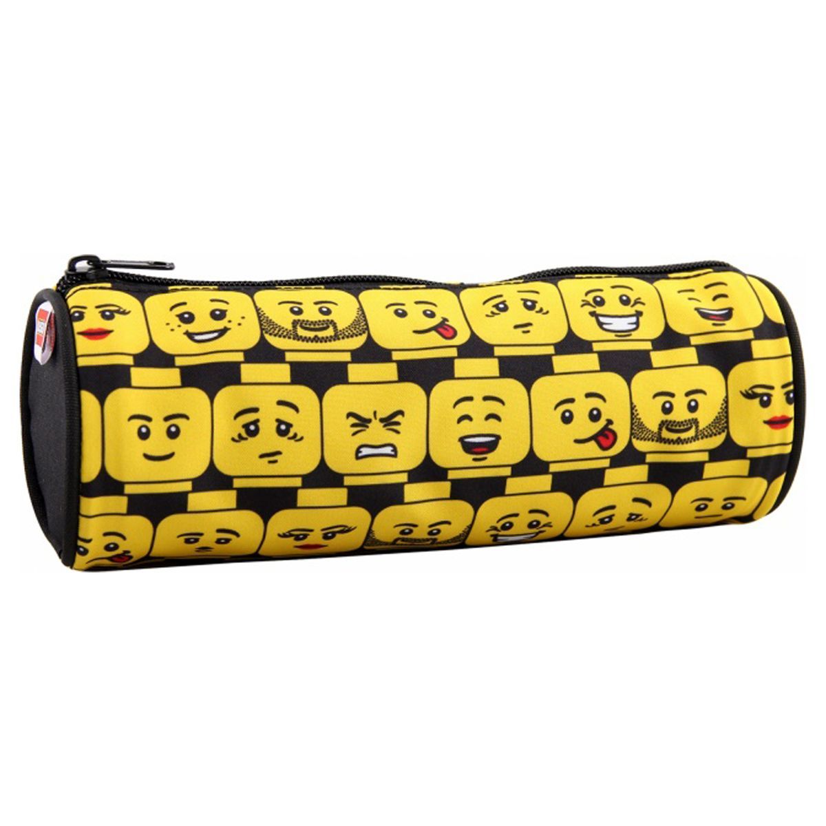 LEGO Trousse ronde jaune et noire tête de lego NINJAGO
