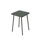 CONCEPT USINE Table carrée 2 places 50x50cm vert BERGAME