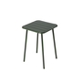 Voir la diapositive 1 : CONCEPT USINE Table carrée 2 places 50x50cm vert BERGAME