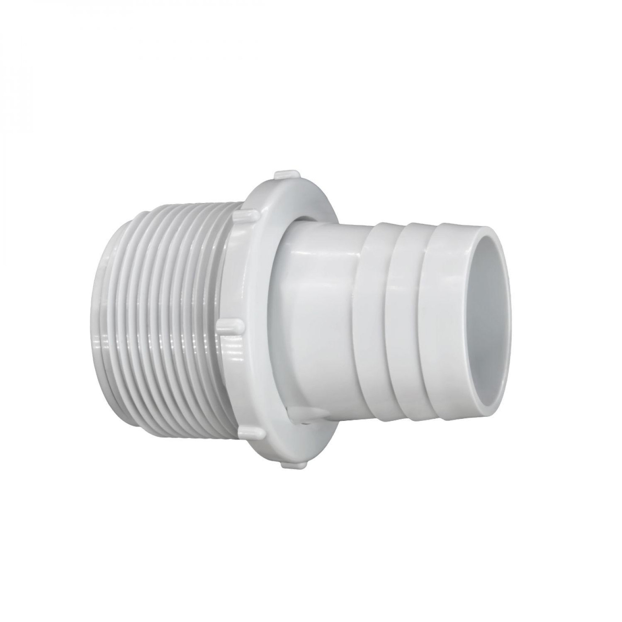 Hayward Embout cannelé pour raccord tuyau flottant - 1-1/2 - Ø 38 mm - Blanc - 3396