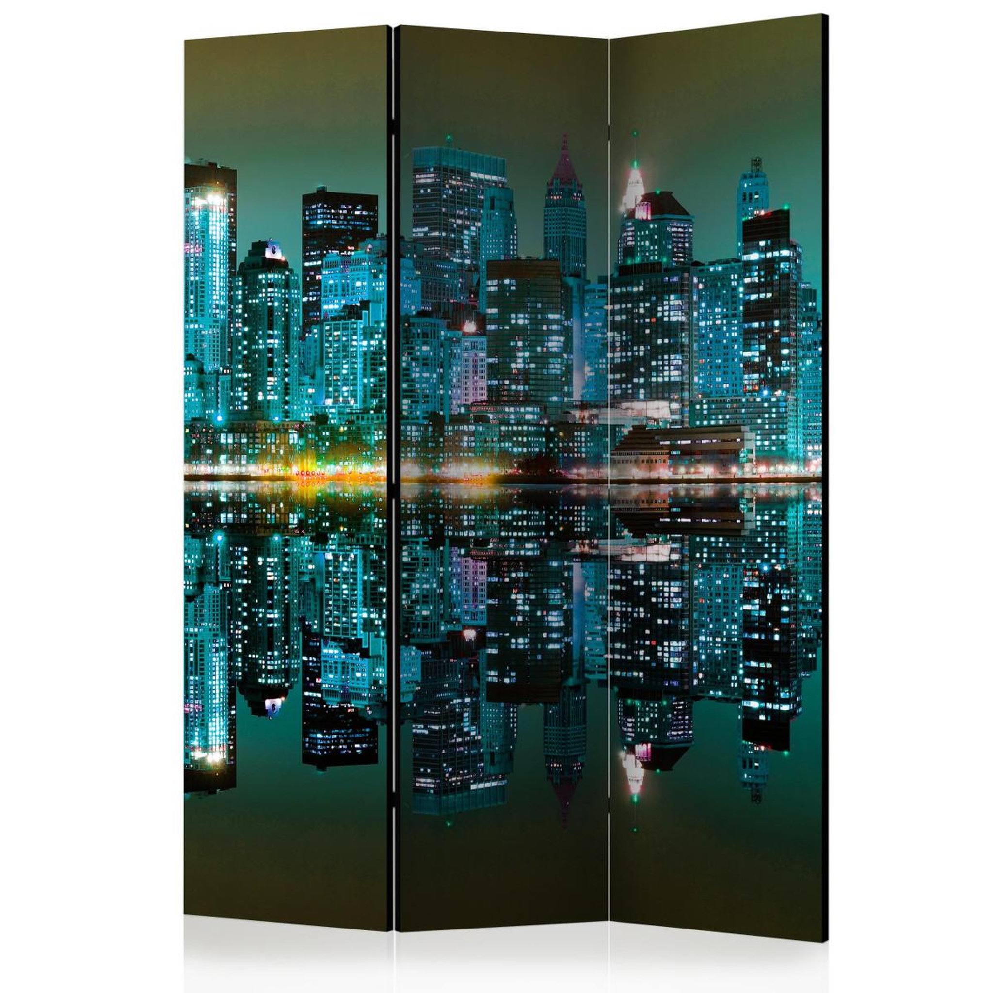 Paris Prix Paravent 3 volets  gold reflections nyc  135x172cm