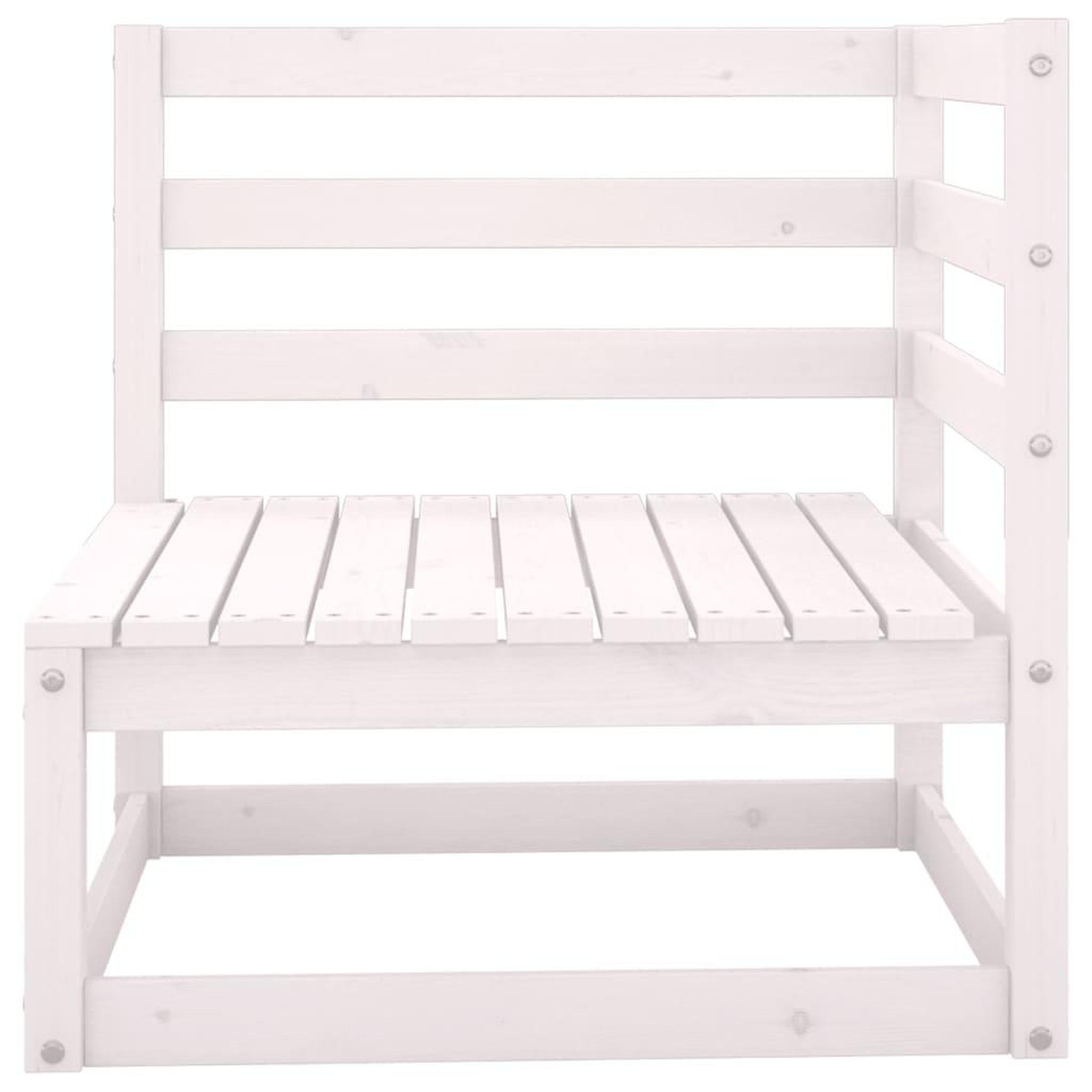 Voir la diapositive 3 : VIDAXL Canape d'angle de jardin coussins anthracite Bois de pin massif