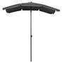 Voir la diapositive 2 : VIDAXL Parasol de jardin avec mat 200x130 cm anthracite