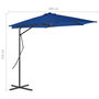Voir la diapositive 6 : VIDAXL Parasol de jardin avec mat en acier bleu 300x230 cm