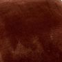 Voir la diapositive 4 : ATMOSPHERA Coussin en Flanelle Uni  Ollis  38x38cm Marron Tonka