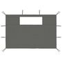 Voir la diapositive 2 : VIDAXL Parois laterales de belvedere avec fenetres 2 pcs Anthracite