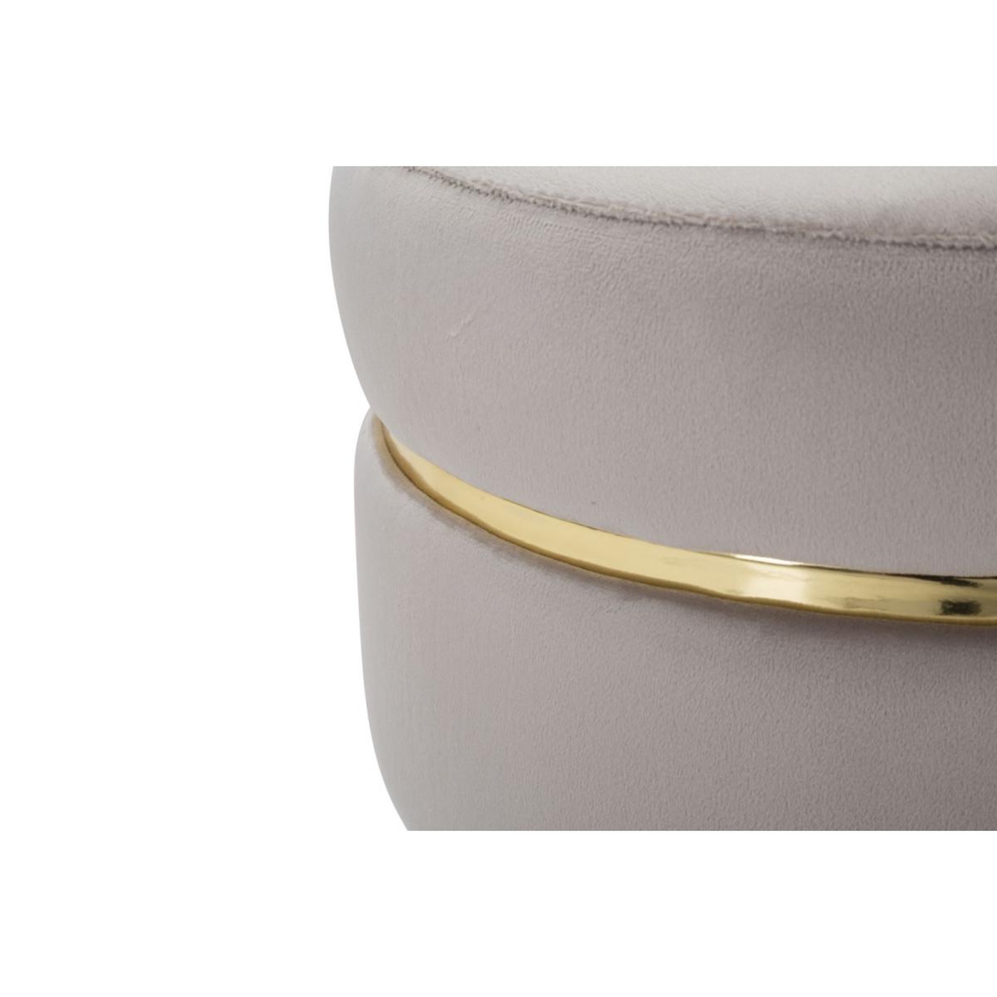Voir la diapositive 4 : Paris Prix Tabouret design  paris  40cm gris & or