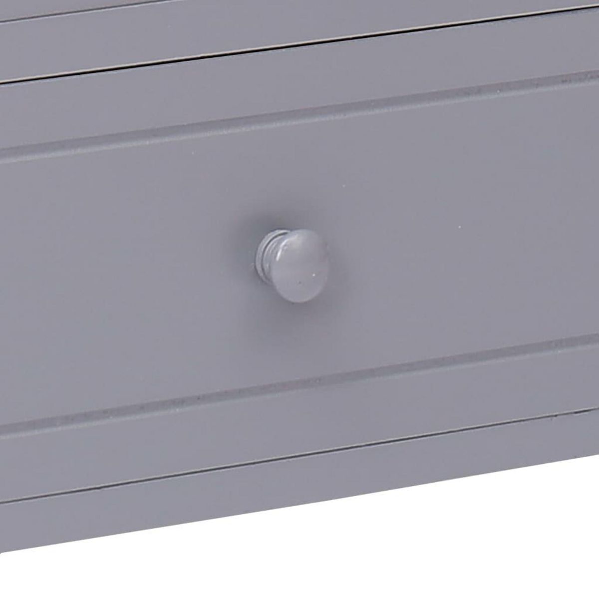 VIDAXL Meuble TV Gris 115x30x40 cm Bois de Paulownia