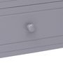 Voir la diapositive 5 : VIDAXL Meuble TV Gris 115x30x40 cm Bois de Paulownia